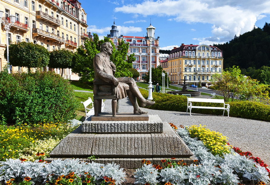 Goethe Statue in Marienbad