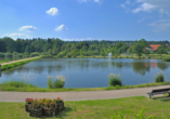 Machen Sie Rast am Kranichsee im Kurpark Hahnenklee und genießen Sie den tollen Ausblick!