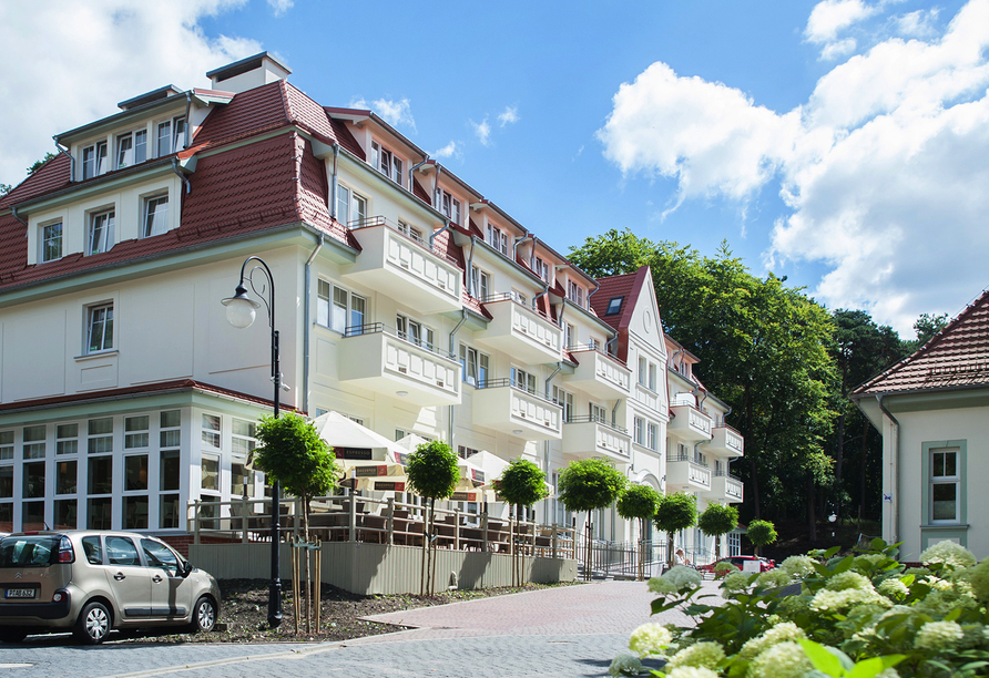 Beginnen Sie Ihren Urlaub in einer herrlichen Umgebung mit ganz viel Ruhe.