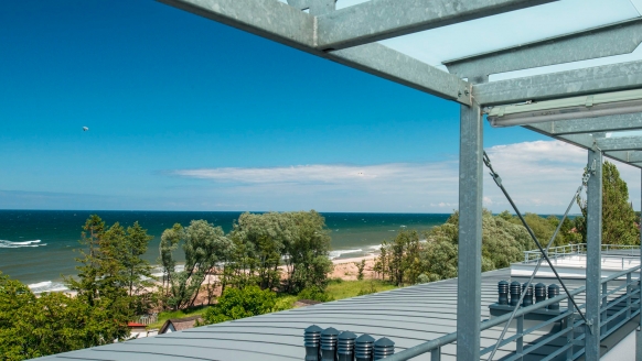 Blick auf die Ostsee vom Atrium SPA Apartamenty 