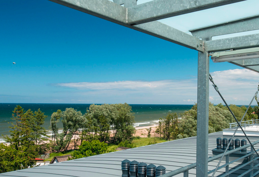 Blick auf die Ostsee vom Atrium SPA Apartamenty 