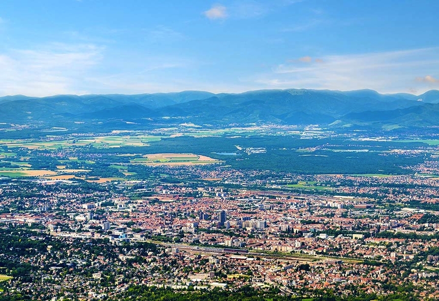 Blick über Mülhausen