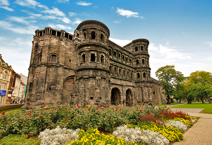 Die berühmte Porta Nigra in Trier.