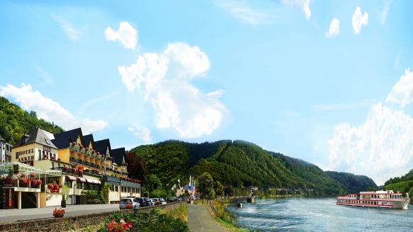 Hotel Anker in Brodenbach an der Mosel Außenansicht