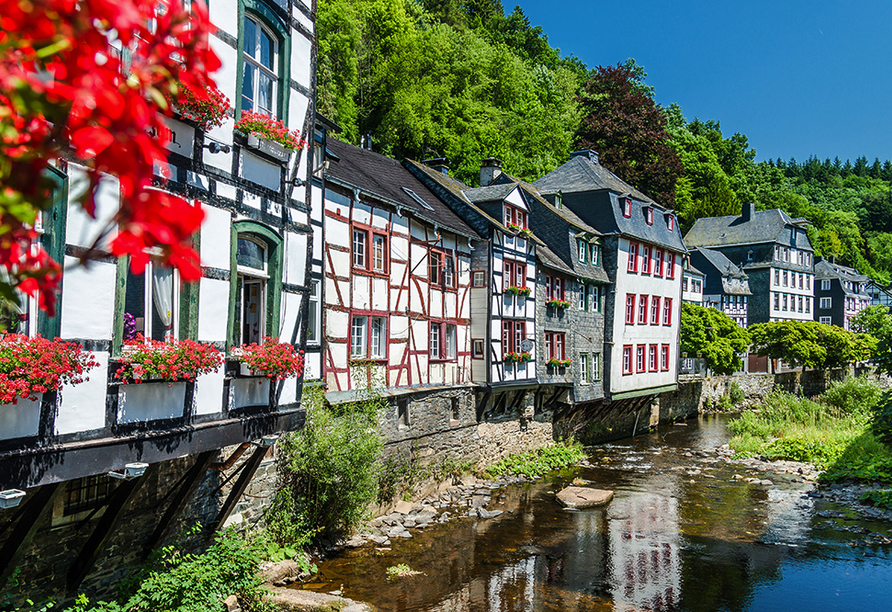 Fachwerkhäuser in Monschau