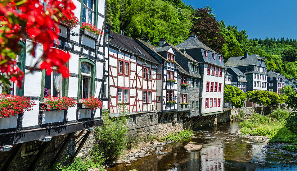 Fachwerkhäuser in Monschau