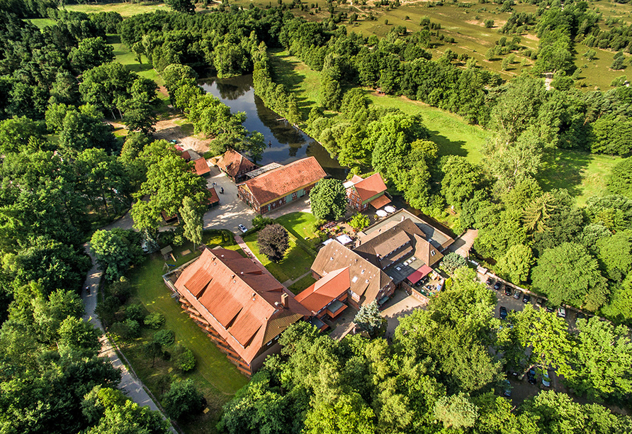 Hotel Hof Sudermühlen, Luftaufnahme