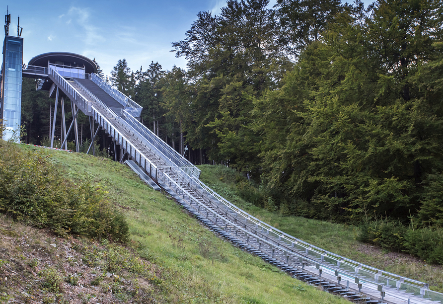 Die größte Skisprungschanze der Welt: Mühlenkopfschanze