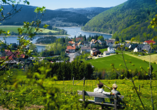 Blick auf den herrlichen Diemelsee.