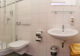 Beispiel eines Badezimmers im Landhotel Harz