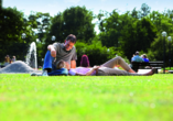 Der beliebte Kurpark im schönen Bad Füssing