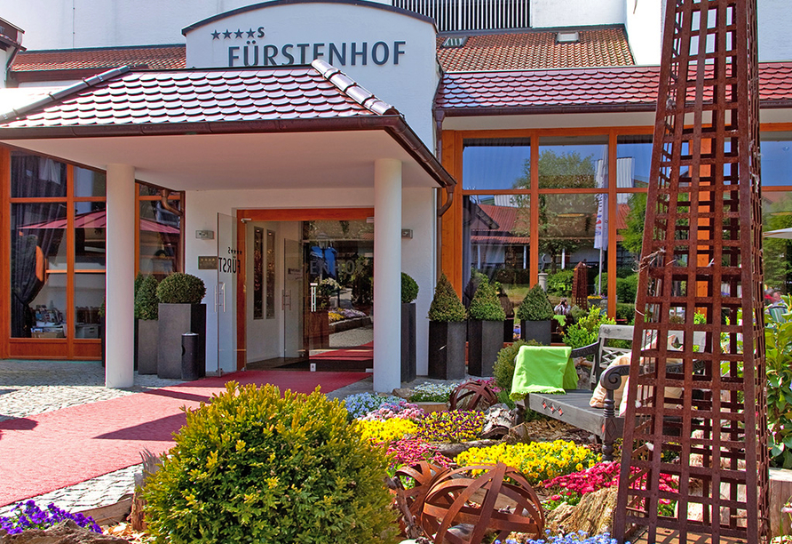 Eingangsbereich des Hotels Fürstenhof