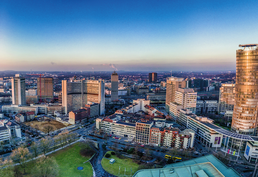 Panoramaansicht von Essen