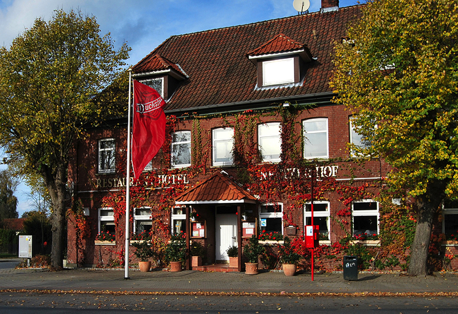 Außenansicht des Hotels Neetzer Hof 