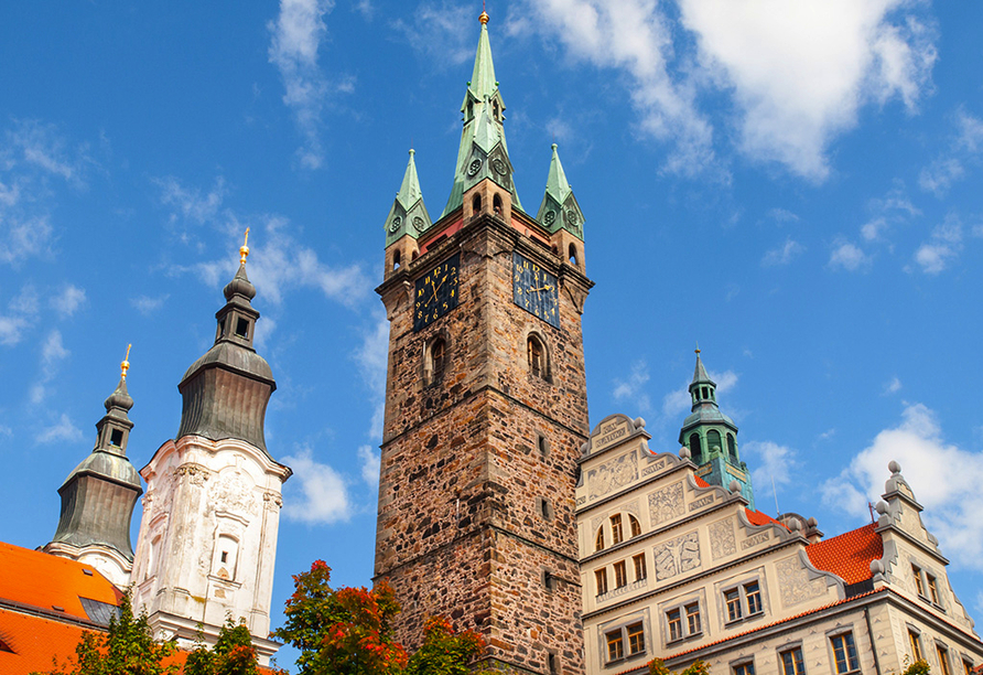 Die tschechische Stadt Klatovy (dt. Klattau) ist einen Besuch wert.