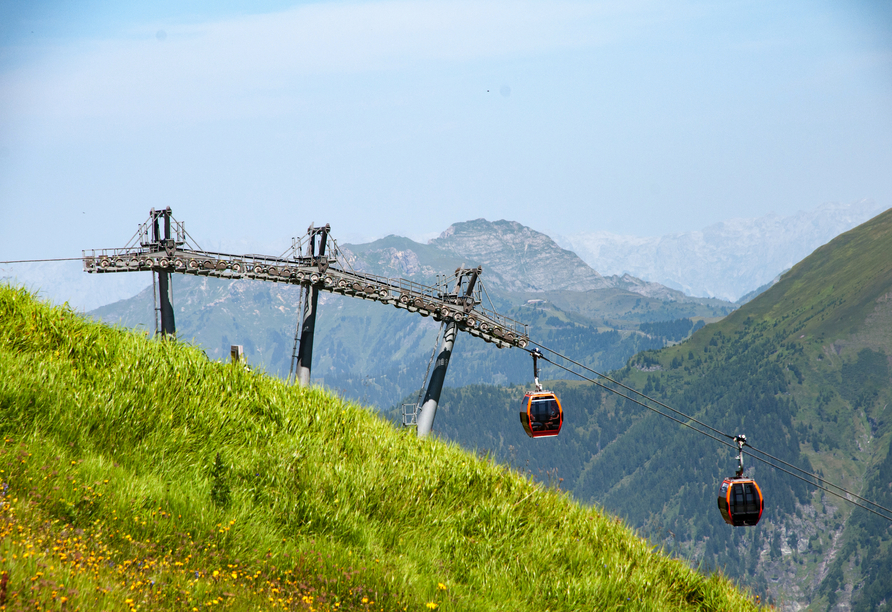 Mit der Stubnergondelbahn 