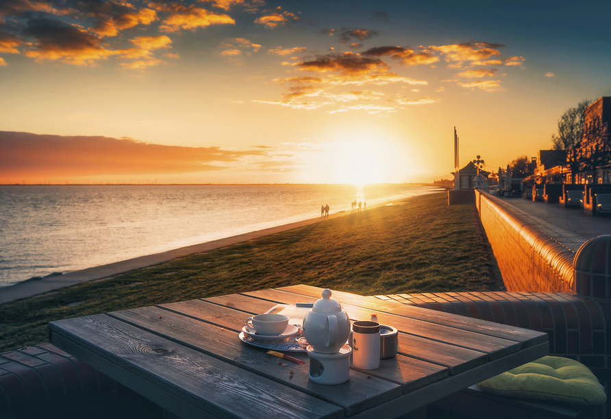 Genießen Sie spektakuläre Sonnenuntergänge in Wilhelmshaven!