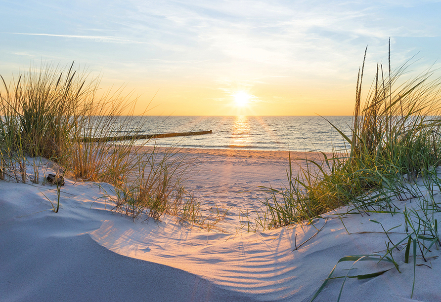 Traumhafte Sandstrände erwarten Sie an der Polnische Ostsee.