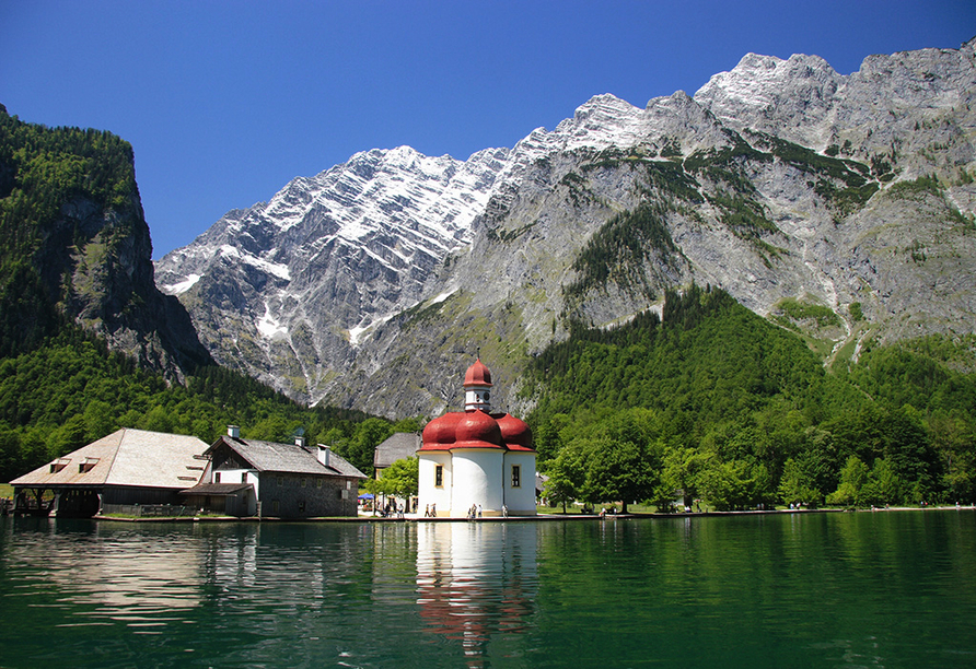 Der Königssee gehört zu den schönsten Ausflugszielen der Region.