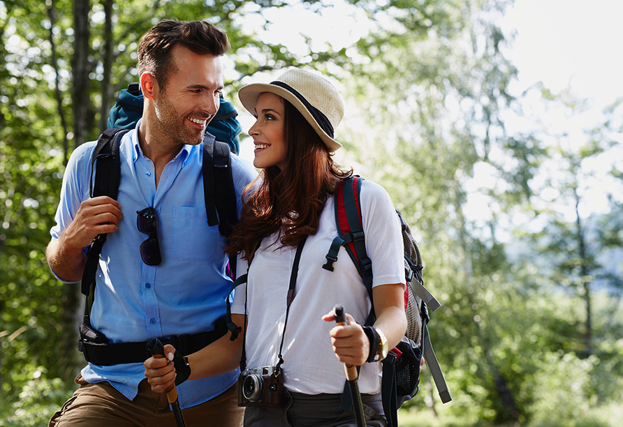 Unzählige Wanderrouten erwarten Sie rund um Ihren Urlaubsort Bad Herrenalb im Schwarzwald.