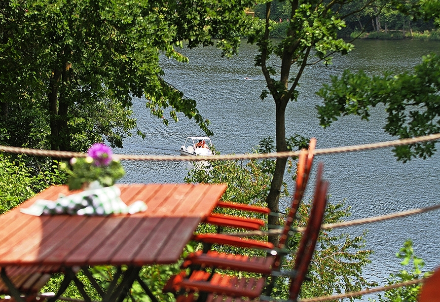 Ferienwohnpark Silbersee, Seeterrasse