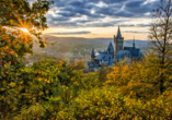 Unternehmen Sie einen Ausflug zum Schloss Wernigerode, es lohnt sich.