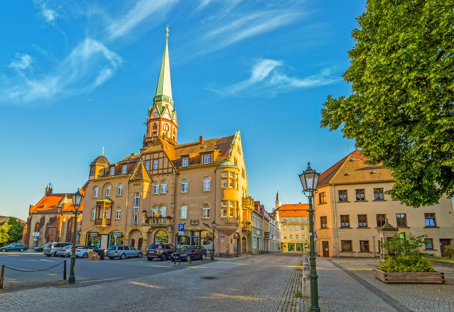 Wenn Sie durch die Stadt Löbau schlendern, machen Sie auch einen Abstecher zur Nikolaikirche!