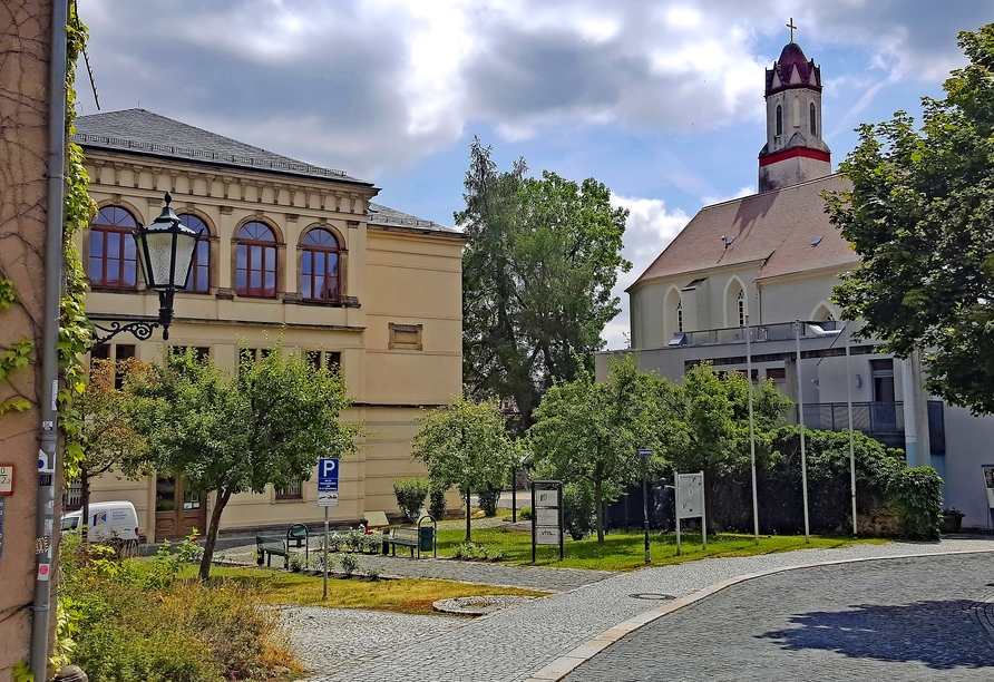 Erkunden Sie den Johannisplatz in Löbau.