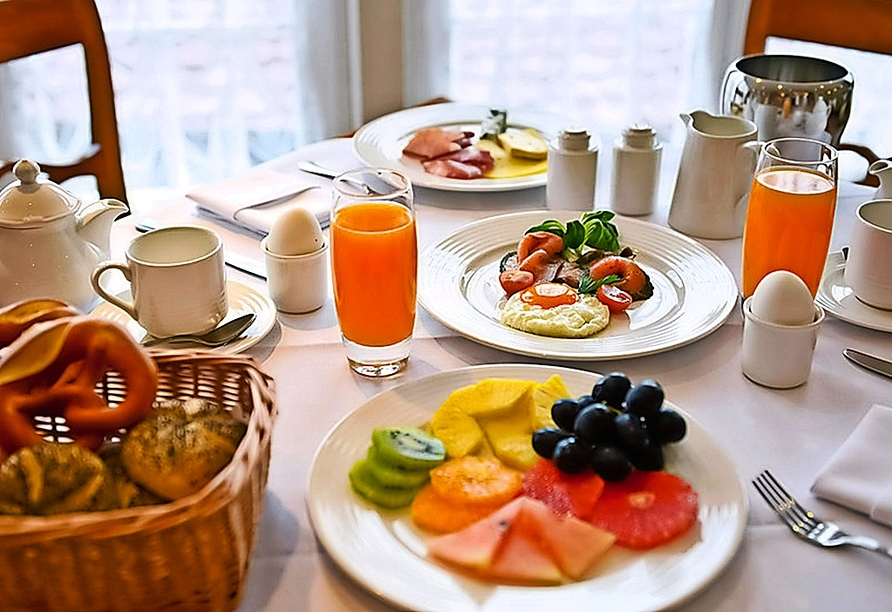 Starten Sie gut in den Tag im Wellnesshotel Palmenwald Schwarzwaldhof.