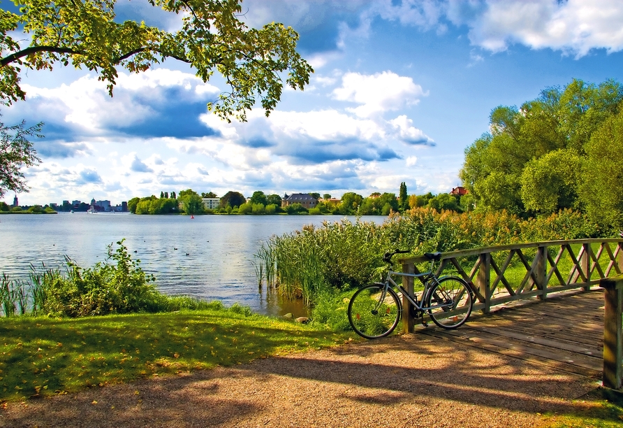 Nicht nur bei schönem Wetter können Sie eine unvergessliche Zeit am Jungfernsee verbringen. 