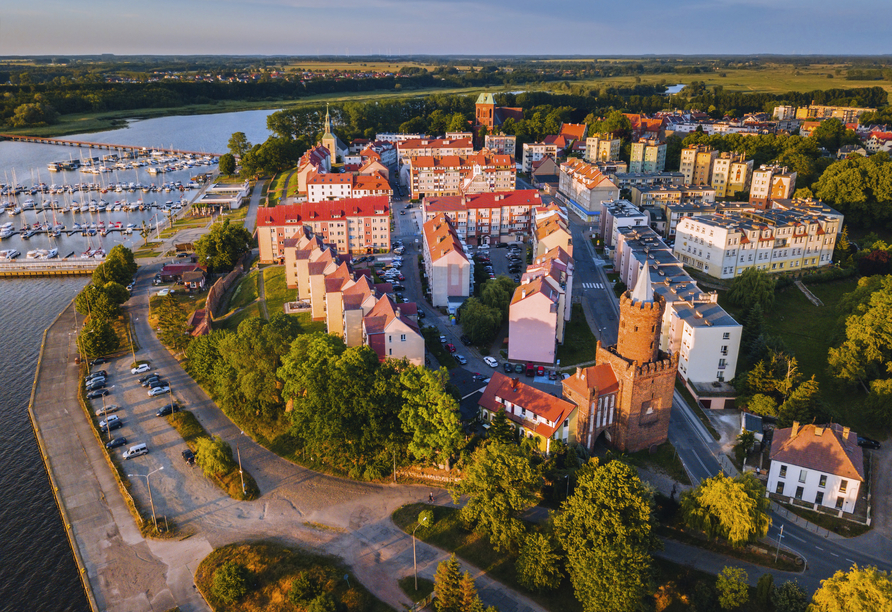 Aussicht auf Ihr Ausflugsziel Cammin in Pommern