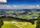 Blick vom Mittagberg Richtung Kempten im Allgäu