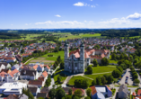 In Ottobeuren befindet sich eine der schönsten Barockkirchen Deutschlands.