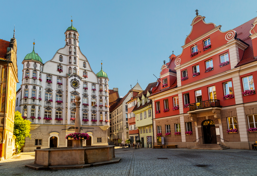 Das historische Zentrum von Memmingen ist einen Besuch wert.