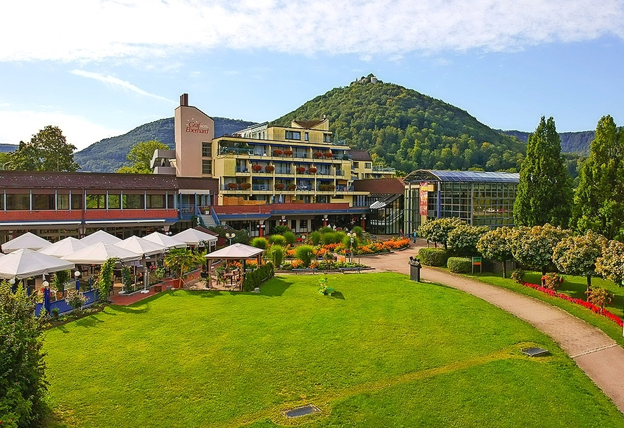 Außenansicht des Biosphärenhotels Graf Eberhard