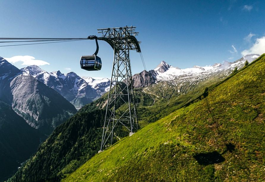 Fahren Sie hinauf auf den über 3.000 Meter hohen Kitzsteinhorn.