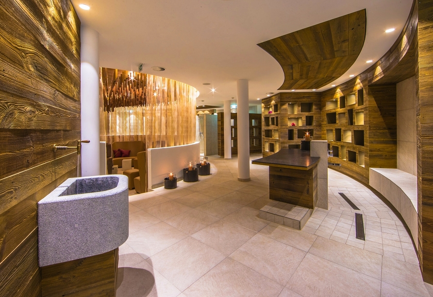 Wellnessbereich im Hotel Latini