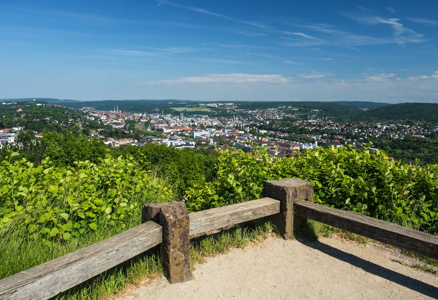 Unternehmen Sie einen Ausflug nach Pforzheim.