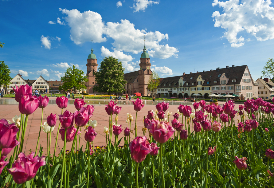 Ein Ausflug nach Freudenstadt bietet sich an.