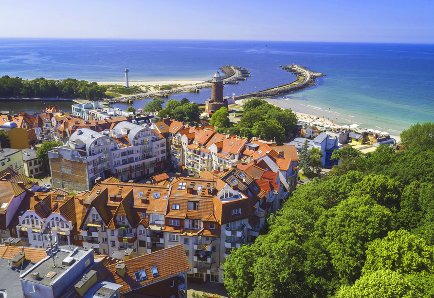 Willkommen in Ihrem Urlaubsort Kolberg an der Polnischen Ostsee.