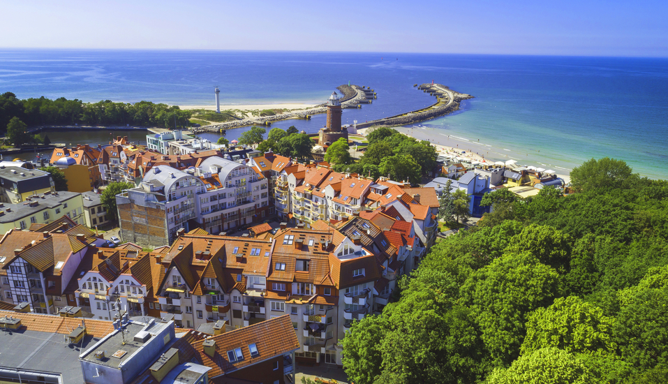 Willkommen in Ihrem Urlaubsort Kolberg an der Polnischen Ostsee.