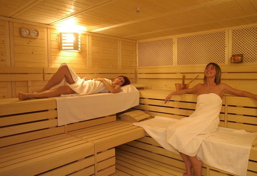 Sauna im Hotel Parco dello Stelvio