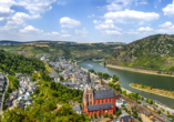 Blick über Oberwesel und das Mittelrheintal 