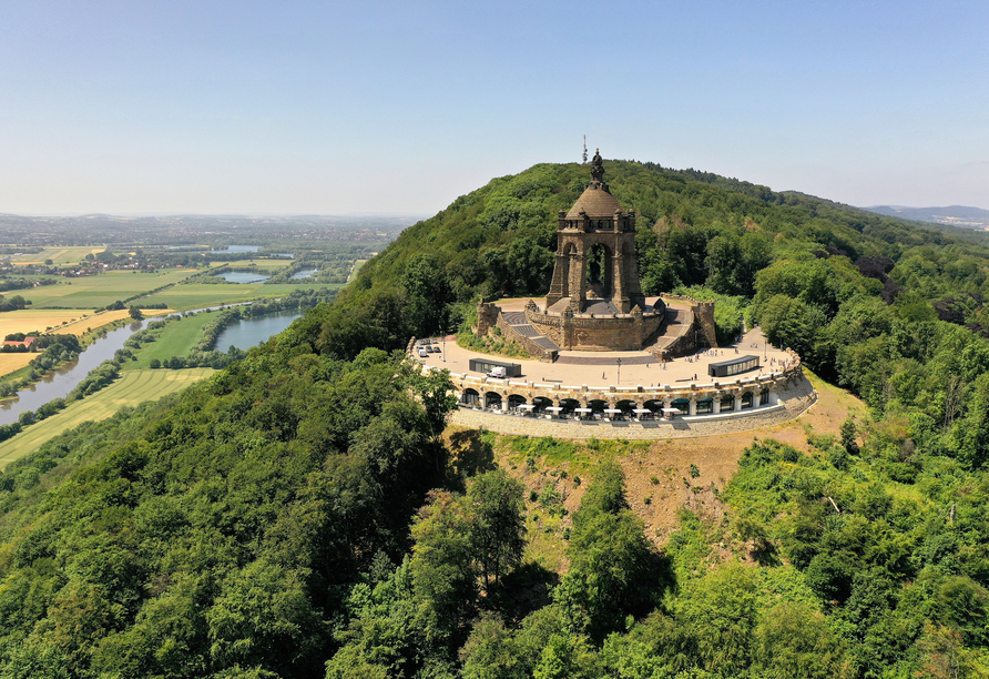 Das Kaiser-Wilhelm-Denkmal in Porta Westfalica ist nicht weit von Ihrem Urlaubsort entfernt (ca. 7 km).