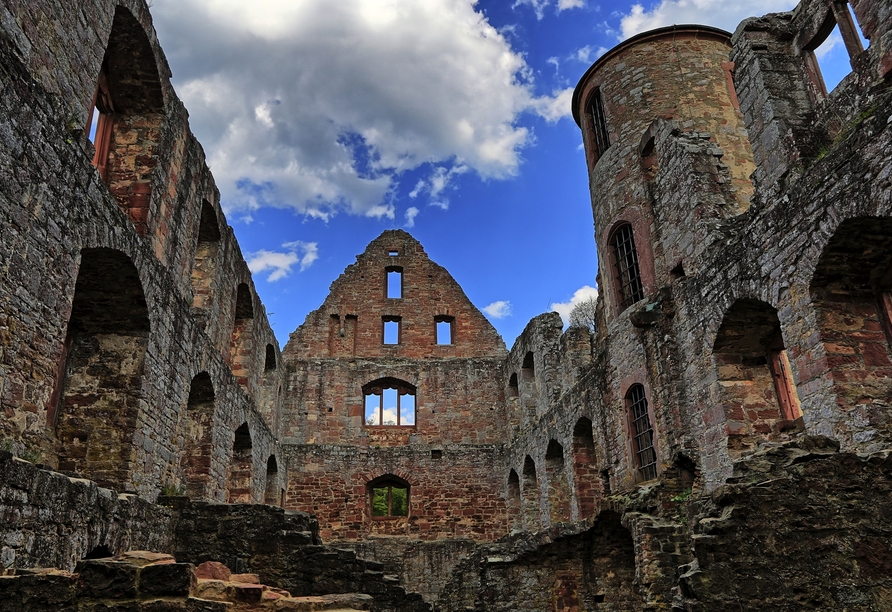 Ruine Schönrain bei Gemünden am Main