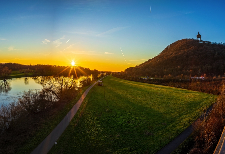 Das Weserbergland ist traumhaft schön.