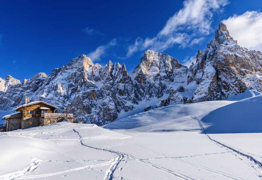 Im Winter bezaubert die Region mit einer schneebedeckten Landschaft.