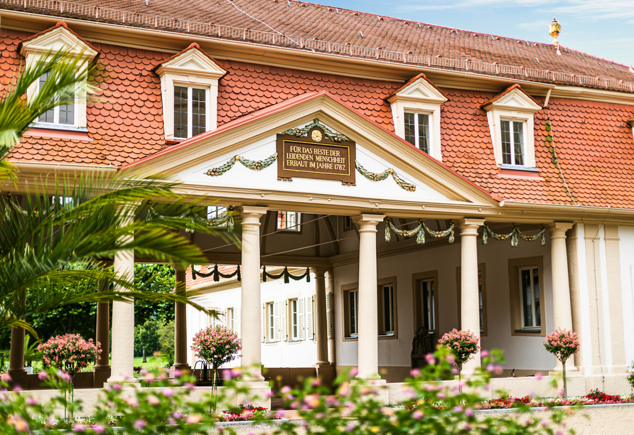 Außenansicht des Kurhaus Hotels Bad Bocklet