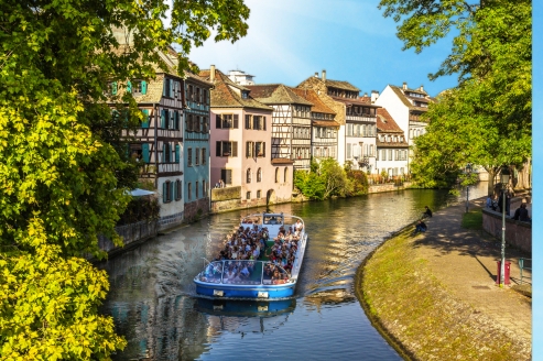 Die Ill ist so etwas wie die Seele des Elsass: Erkunden Sie Straßburg und die Region doch mal vom Wasser aus. 