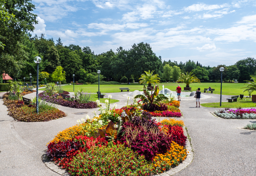 Erkunden Sie den traumhaften Kurpark in Bad Füssing.